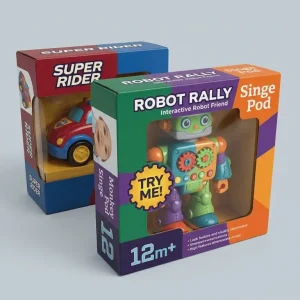 Auto Bottom Counter Display Toy Boxes